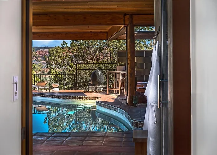 Private, Modern, Luxury With Unmatched Red Rock Views Private Trail Head - Enjoy On Sauna, Aromatherapy Steam Room, Hot Tub, Pools And Wellness Services Apartament Sedona